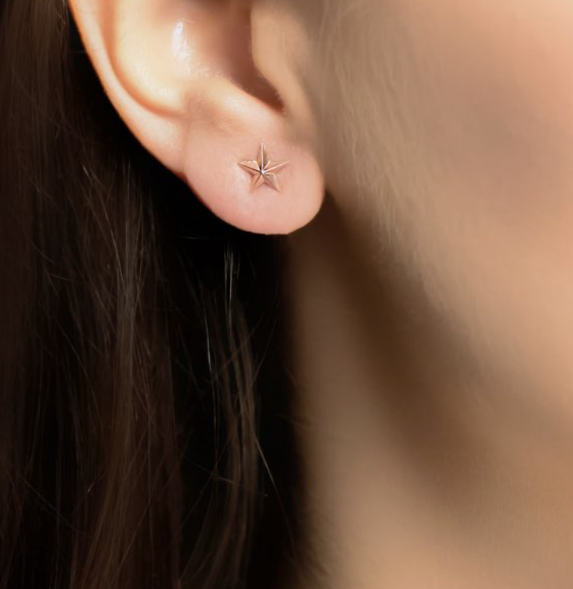 Classic Starry Night 3D Star Stud Earrings