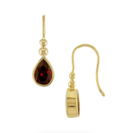 Designer Garnet Bead Drop Earrings