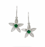 Exclusive Tsavorite Starflower Drop Earrings
