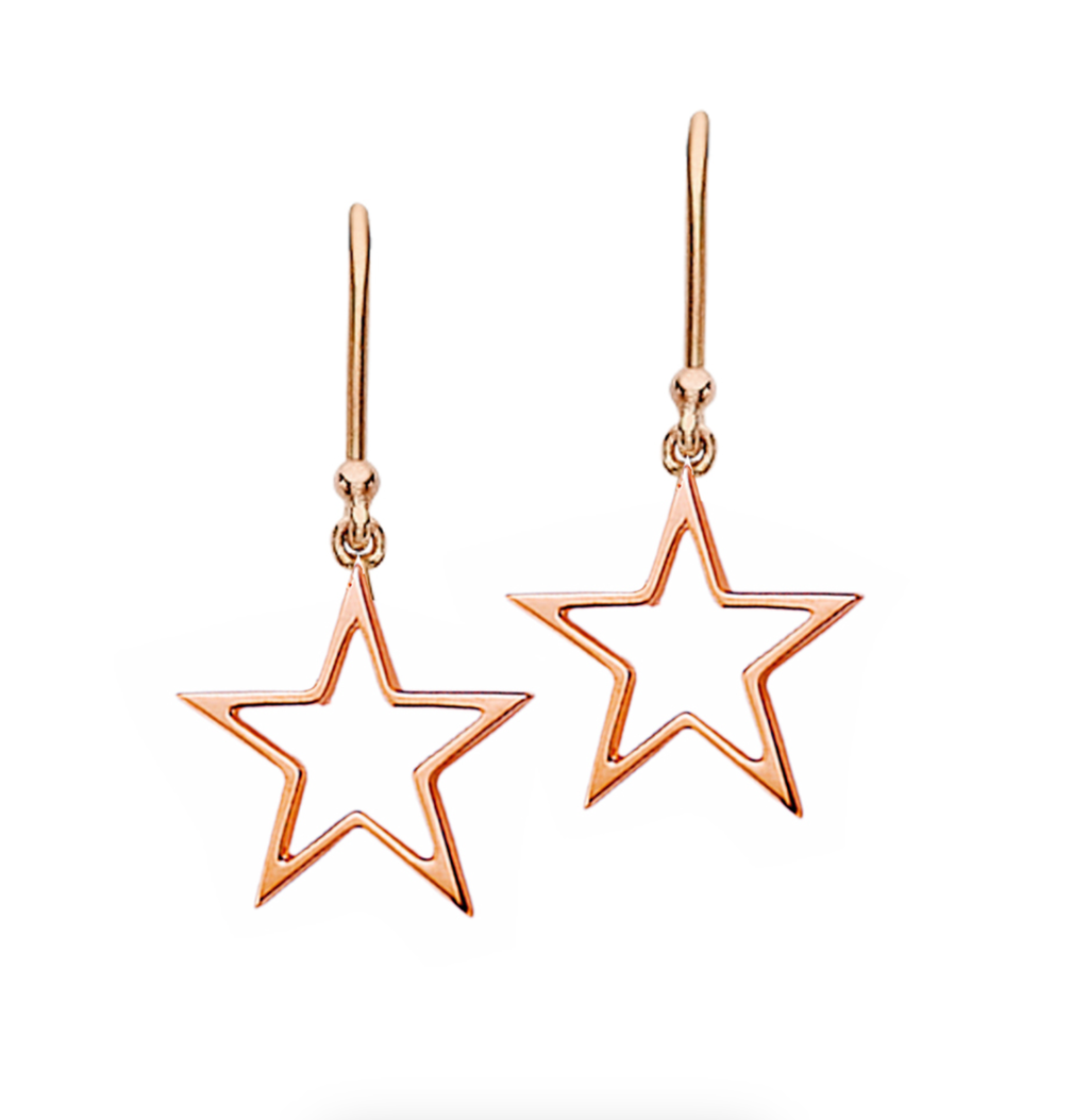 Modern Starry Night Star Drop Earrings